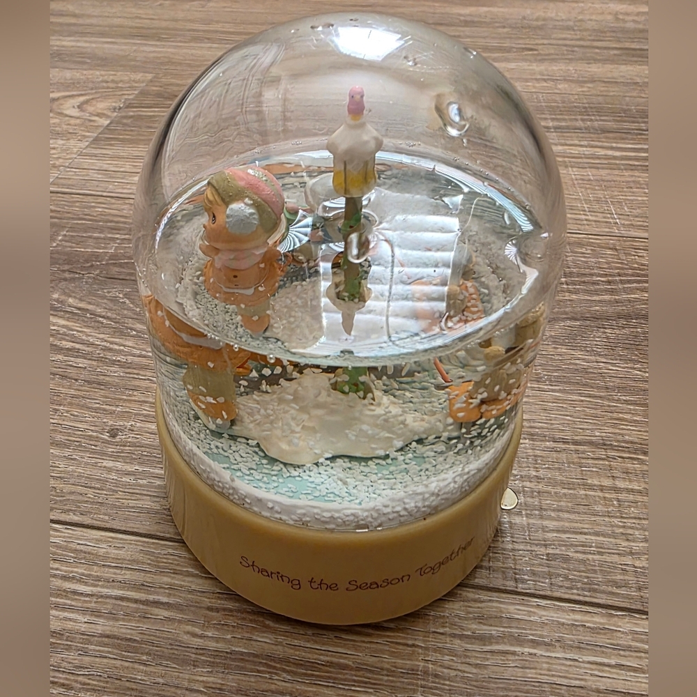 Precious Moments Holiday Musical Snow Globe